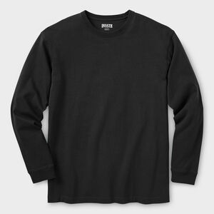Men's Longtail T Slim Fit Long Sleeve Crew BLK XLG