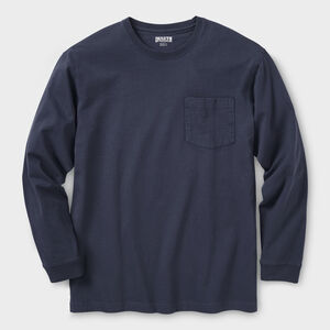 Men's Longtail T Standard Fit Long Sleeve Pocket Crew