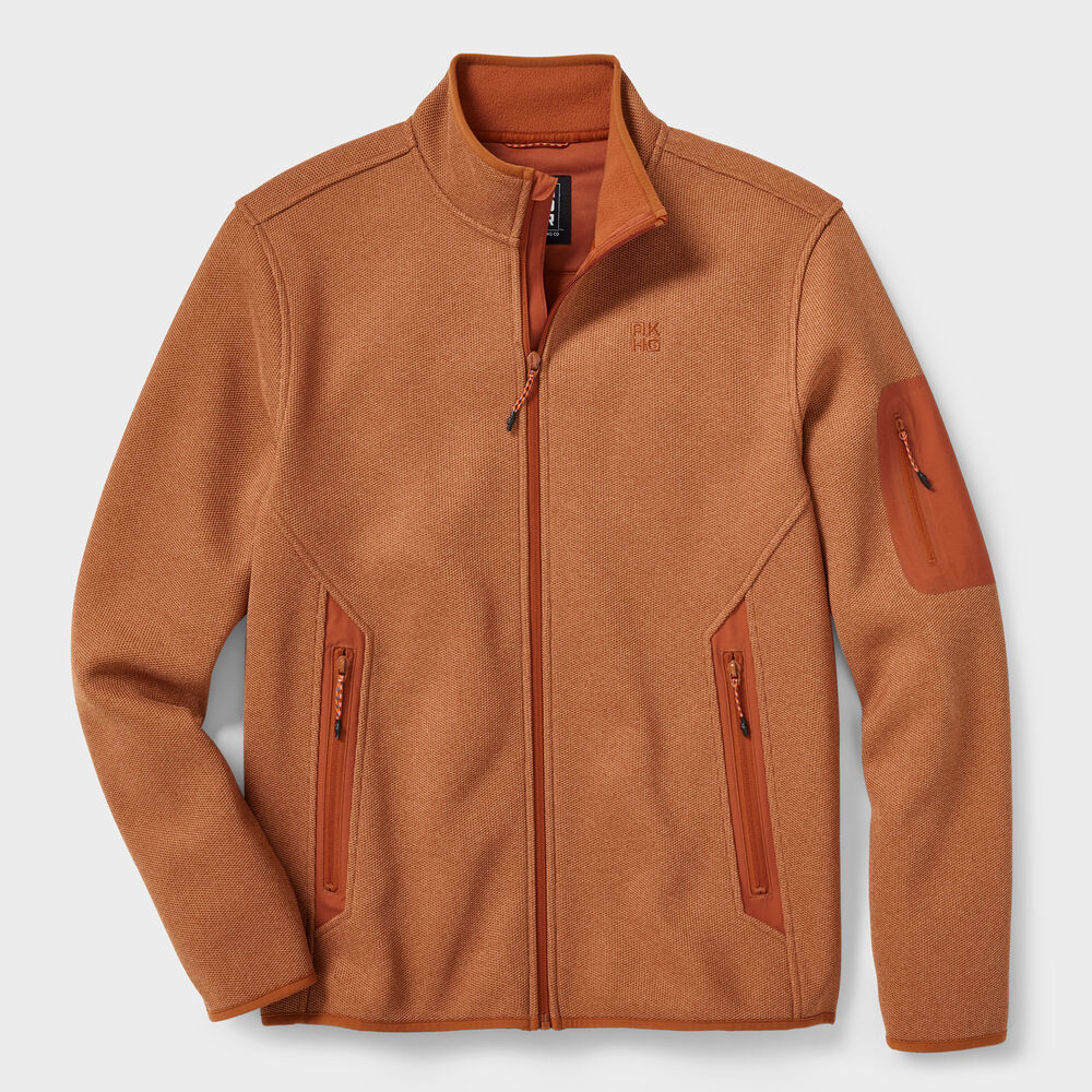 Men's AKHG Graveltec Standard Fit Full Zip Mock Main Image