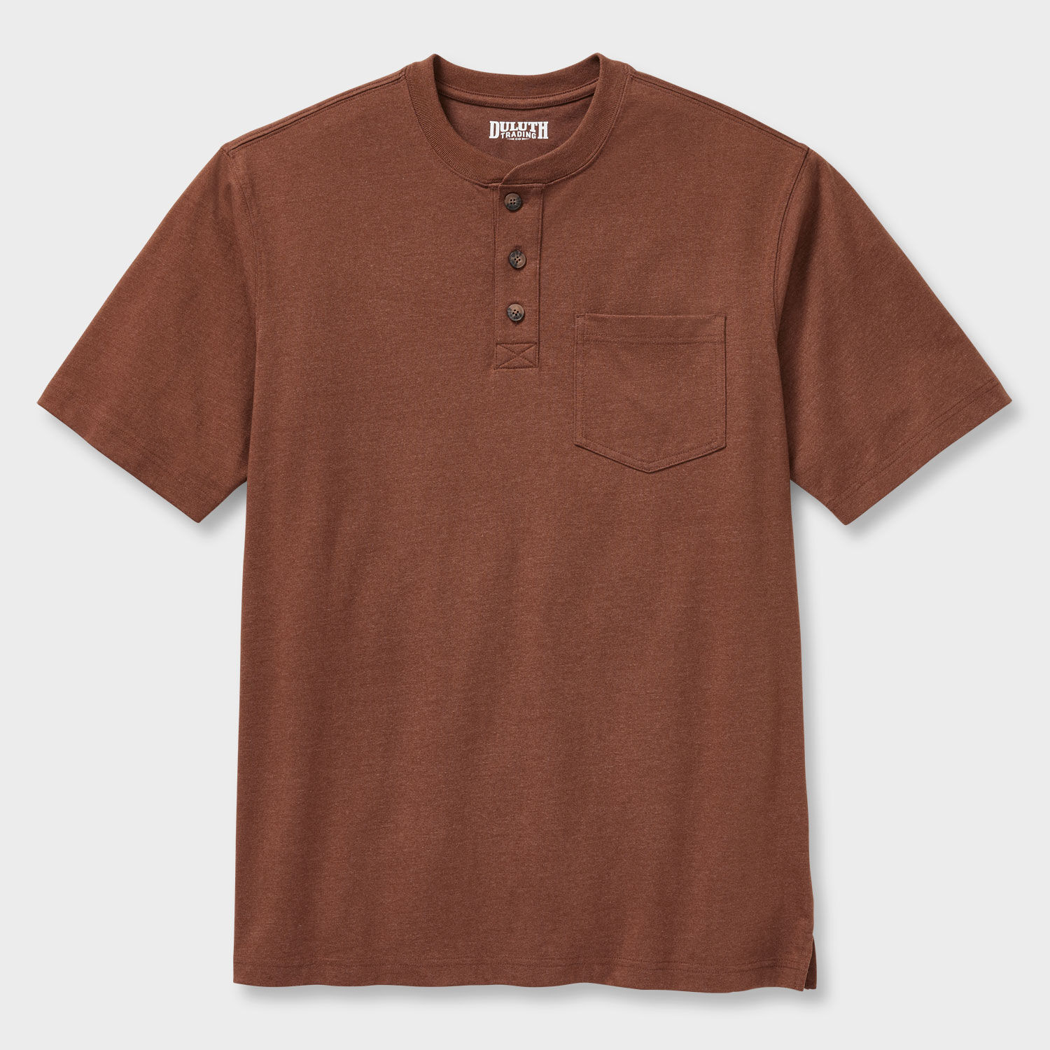 Men's Longtail T Short Sleeve Henley with Pocket | Duluth Trading