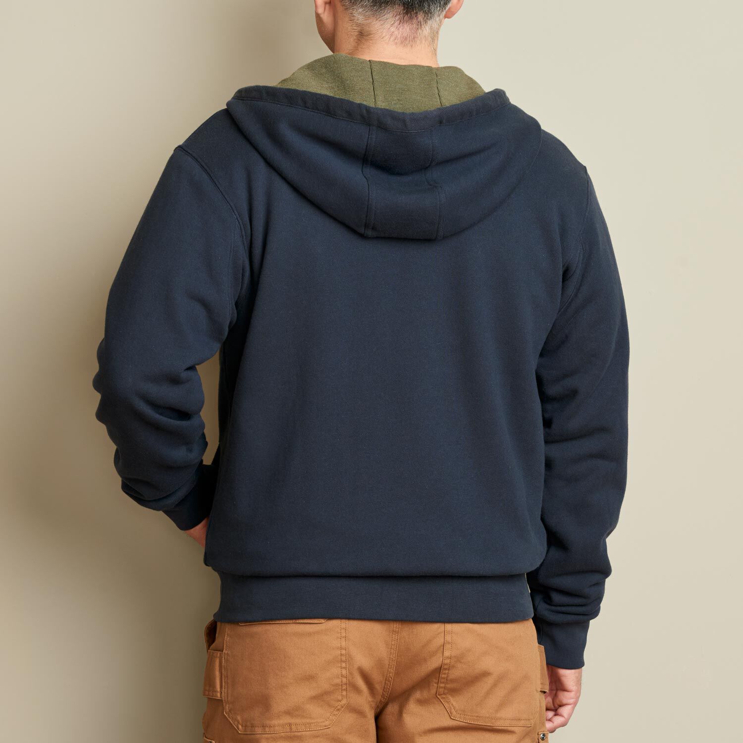 Men's waffle cheap knit zip hoodie