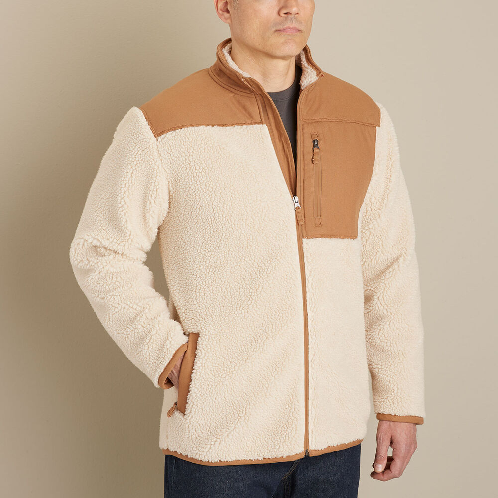 Men's Burly Sherpa Fleece Jacket Main Image