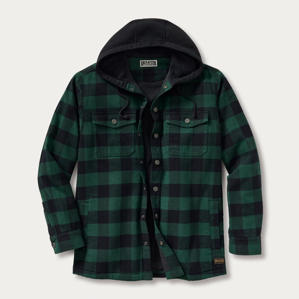 Men's Flapjack Relaxed Fit Hooded Shirt Jac Main Image