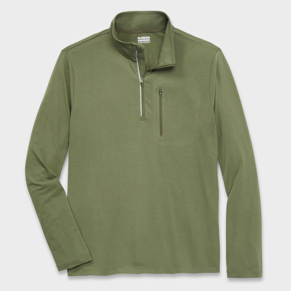 Men's AKHG Renew Bamboo 1/4 Zip Mock Main Image