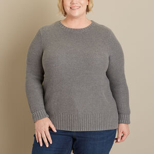 Women's Plus Knit Worth Crewneck Sweater