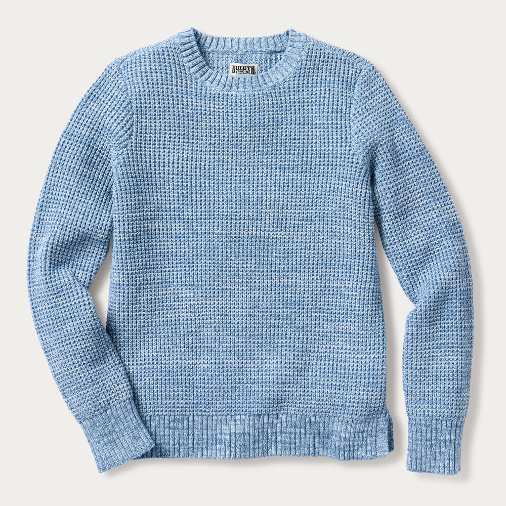 Women's Plus Heritage Waffle Stitch Crew Sweater Main Image