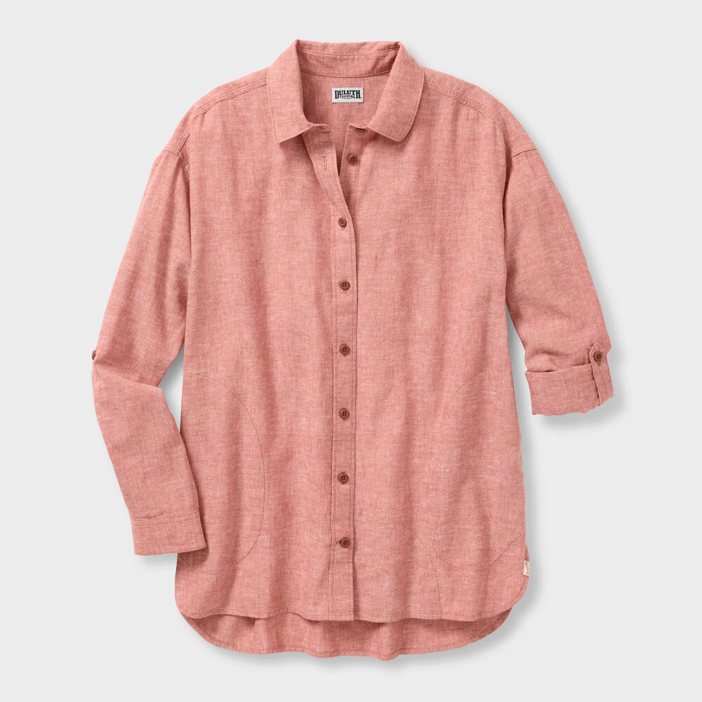 Women's Plus Artisan Hemp Overshirt BIK 2X Main Image
