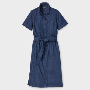 Women's Denim Midi Dress