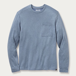 Men's Black Ram Wool Long Sleeve Crew