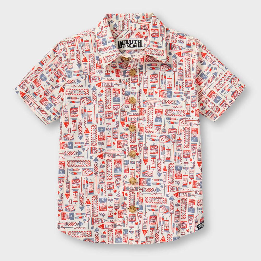 Kids' BBQ Short Sleeve Shirt Main Image