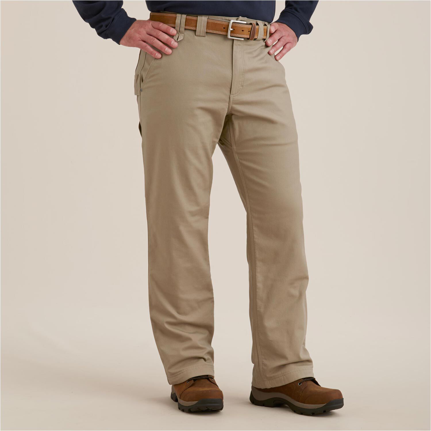 Wrangler Authentics Mens Fleece Lined 5 Pocket Pant Black 32W x 34L   Amazonin Clothing  Accessories
