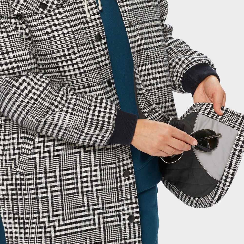 Women's Plus Folklore Flannel Insulated Duster Main Image