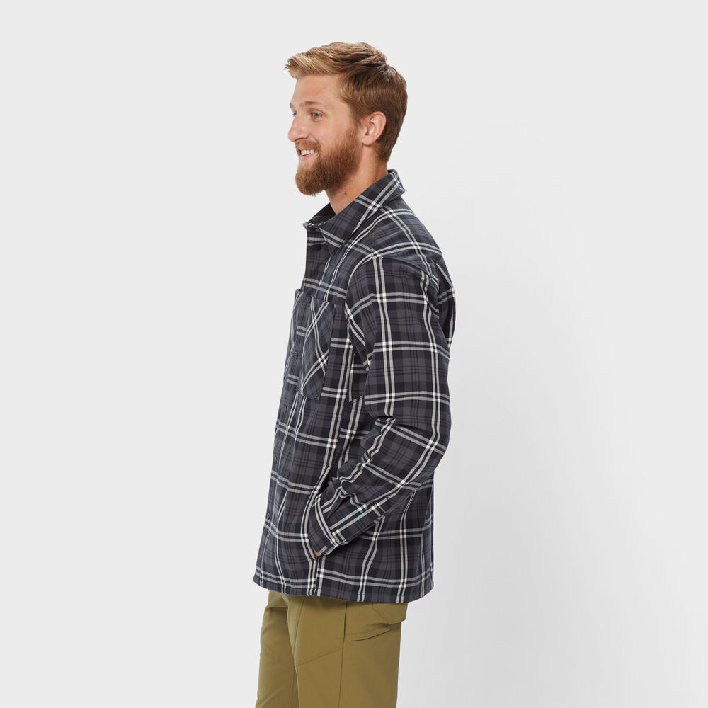 Men's AKHG Elk Flats Flannel Shirt Jac Main Image