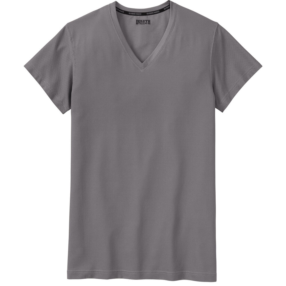Men's Go Buck Naked Performance V-Neck Undershirt GRP Main Image