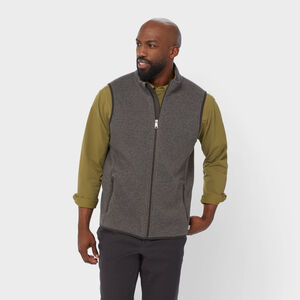 Men's Sweater Fleece Zip Vest