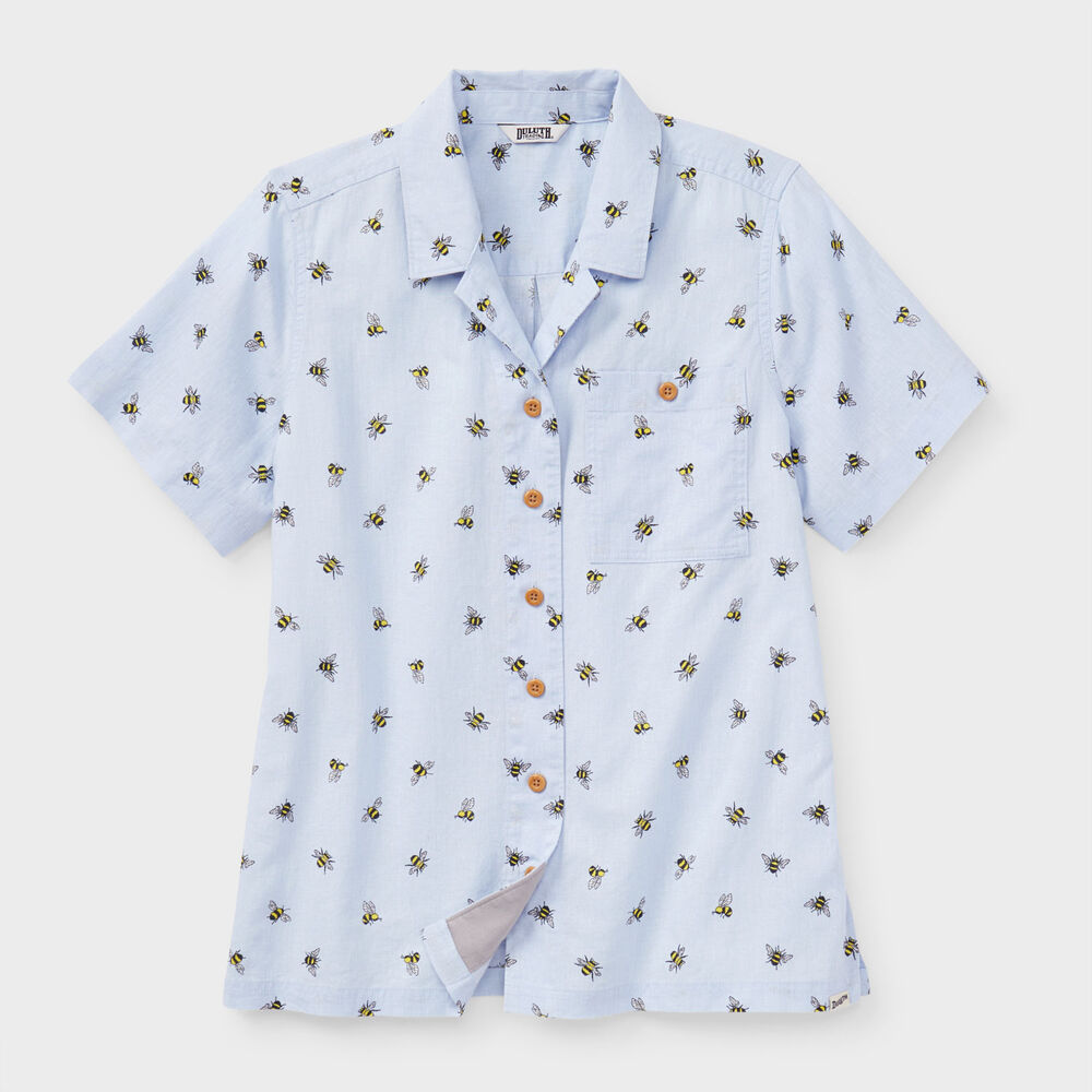 Women's Artisan Hemp Camp Shirt Main Image