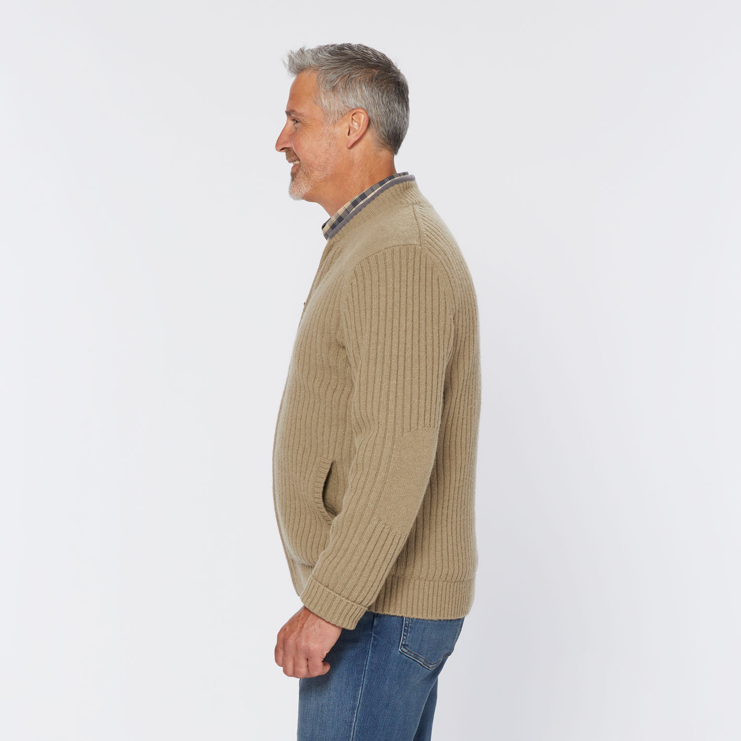 Shetland Wool Windproof Zip Sweater | Duluth Trading Company