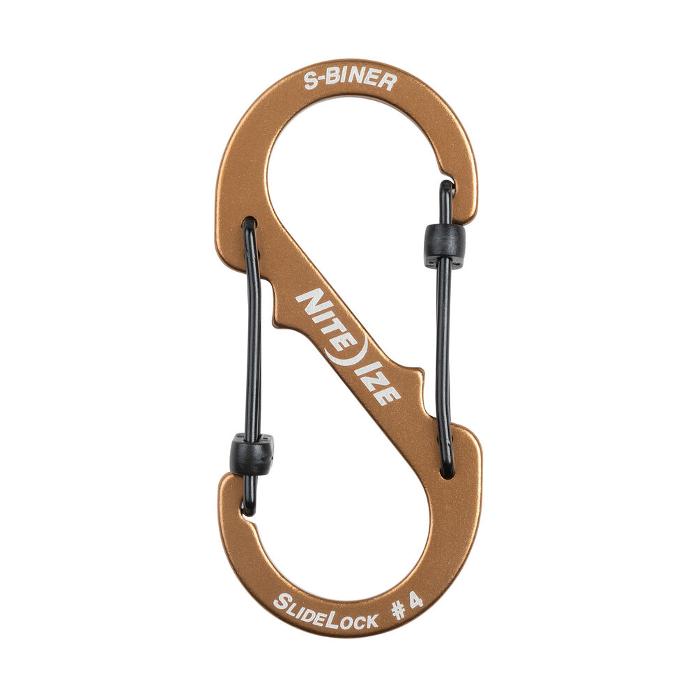 NiteIze S-Biner SlideLock Aluminum #4 COY Main Image
