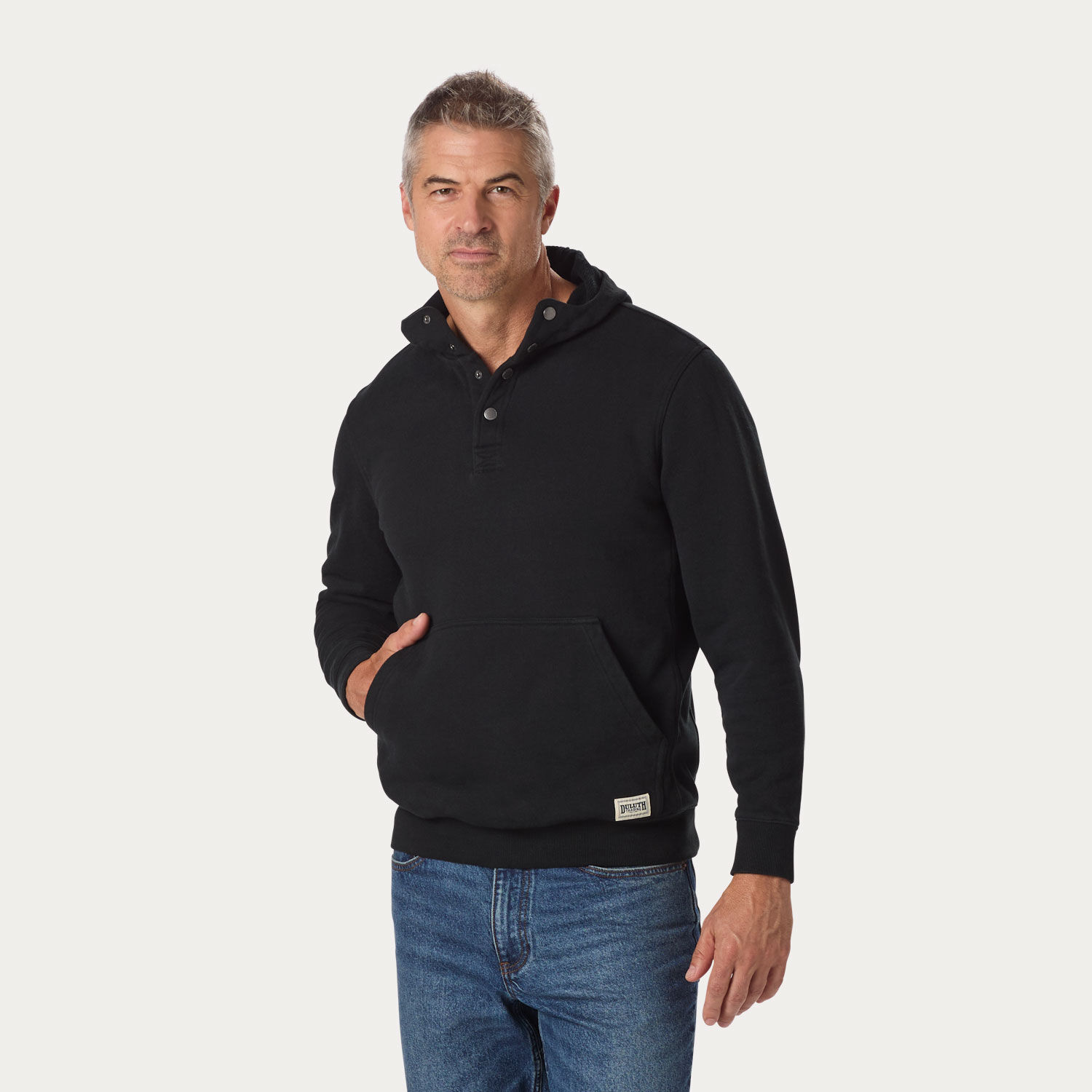 Men's Souped-Up® Sweats 1/4 Snap Hoodie | Duluth Trading Company