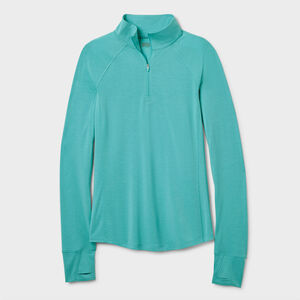 Women's Seawool Long Sleeve 1/4 Zip Mockneck