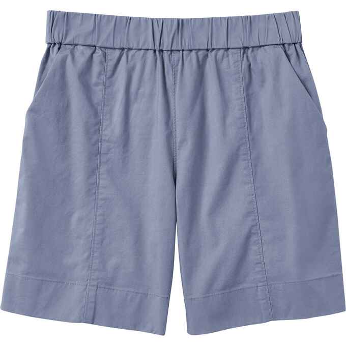 Women's Plus Summer-Weight Chino 7" Pull-On Shorts
