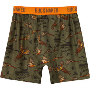 Men's Buck Naked Pattern Boxer Briefs