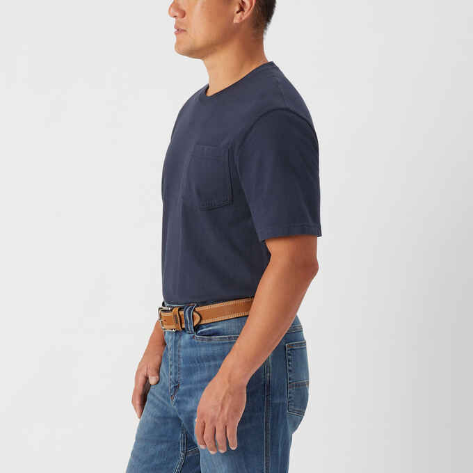 Men's Longtail T Slim Fit T-Shirt with Pocket