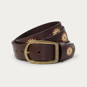 Women's Leather Embroidery Belt