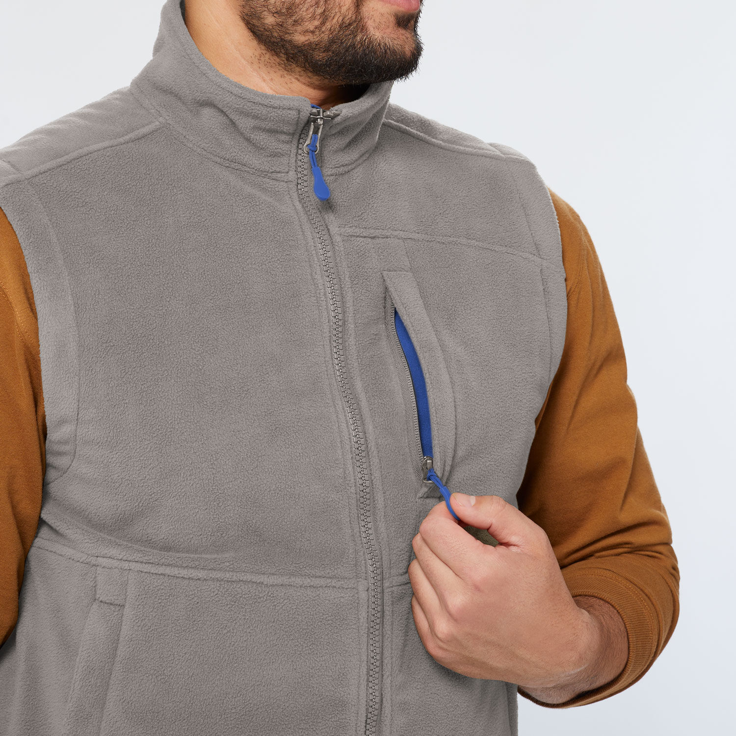 Men's Shoreman's Fleece Gridlock Vest | Duluth Trading Company