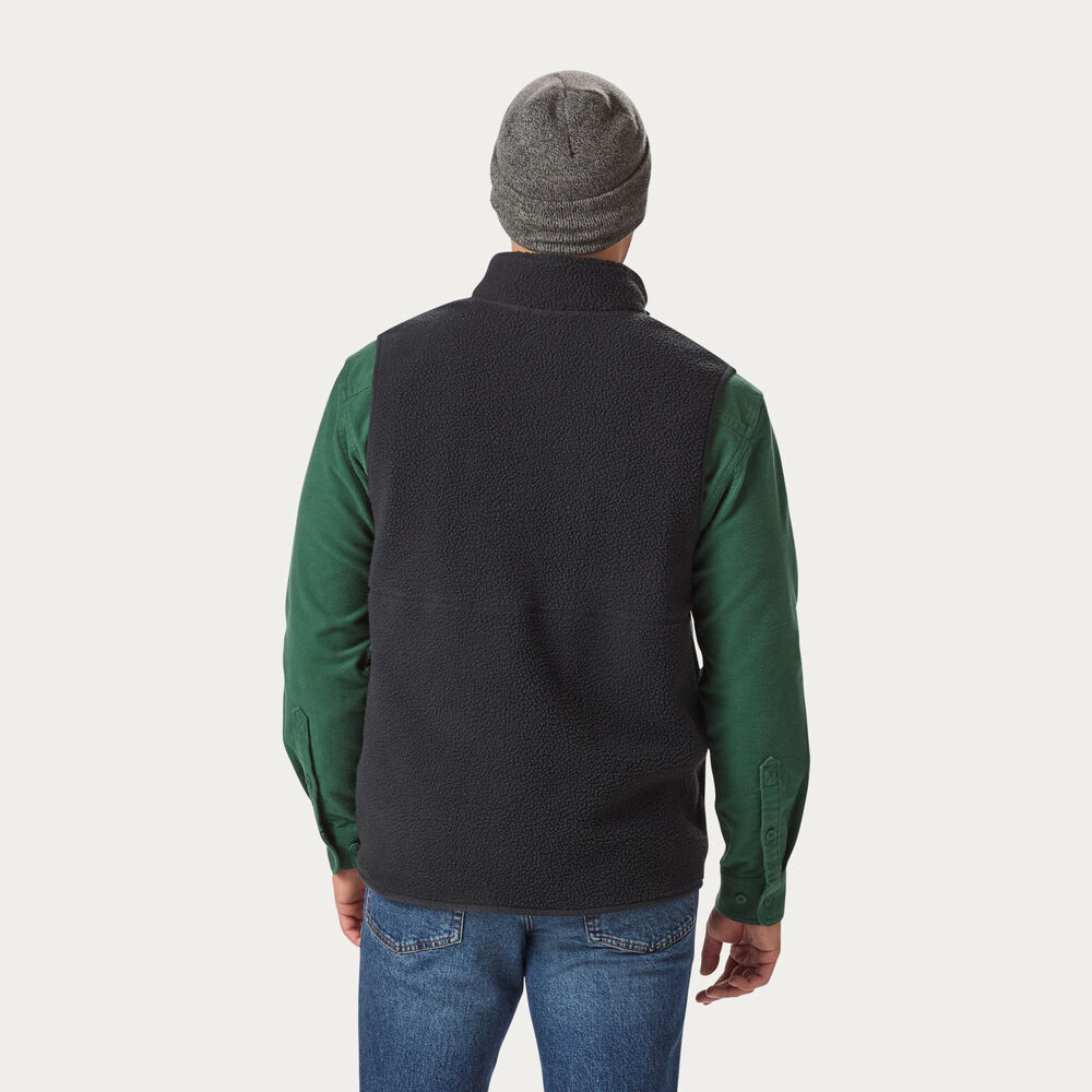 Men's Pile Hi Fleece Full-Zip Mock Neck Vest Main Image