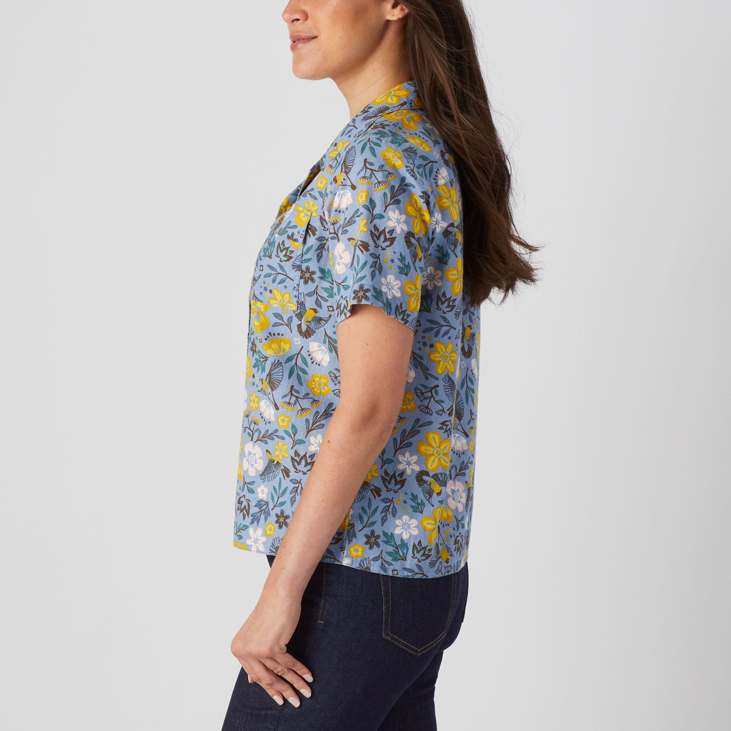 Women's Artisan Hemp Untucked Camp Shirt