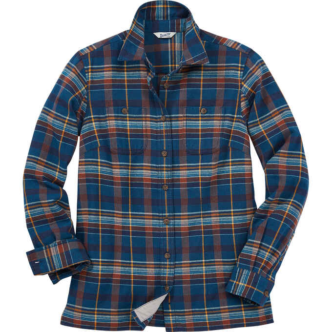 Maine Stretch Flannel Shirt - Midnight Plaid
