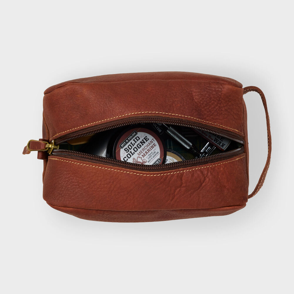 Lifetime Leather Toiletry Kit Main Image