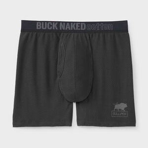 Men's Buck Naked Cotton Bullpen Boxer Briefs JEB XLG