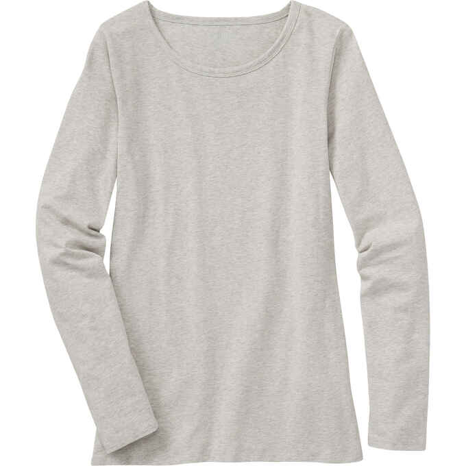 Women's No-Yank Long Sleeve Scoopneck T-Shirt