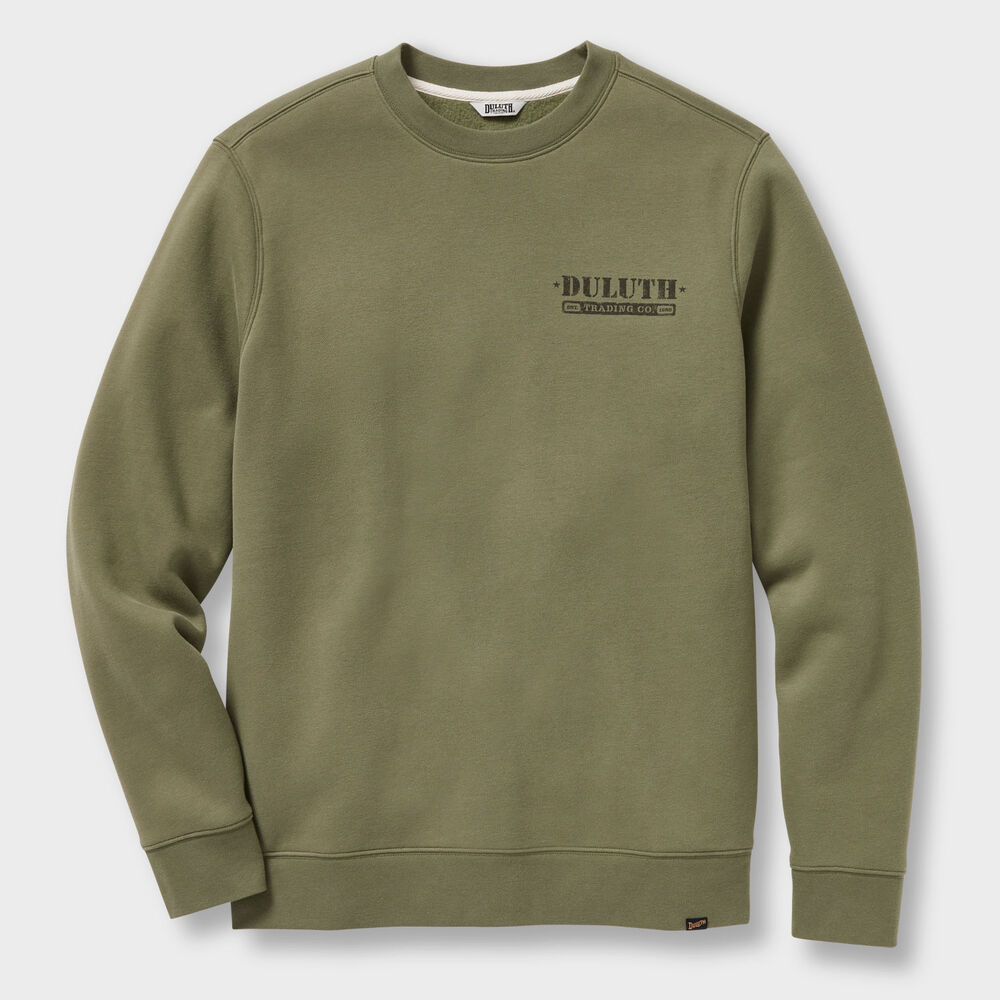 Men's Duluth Heritage Pullover Crew Sweatshirt Main Image