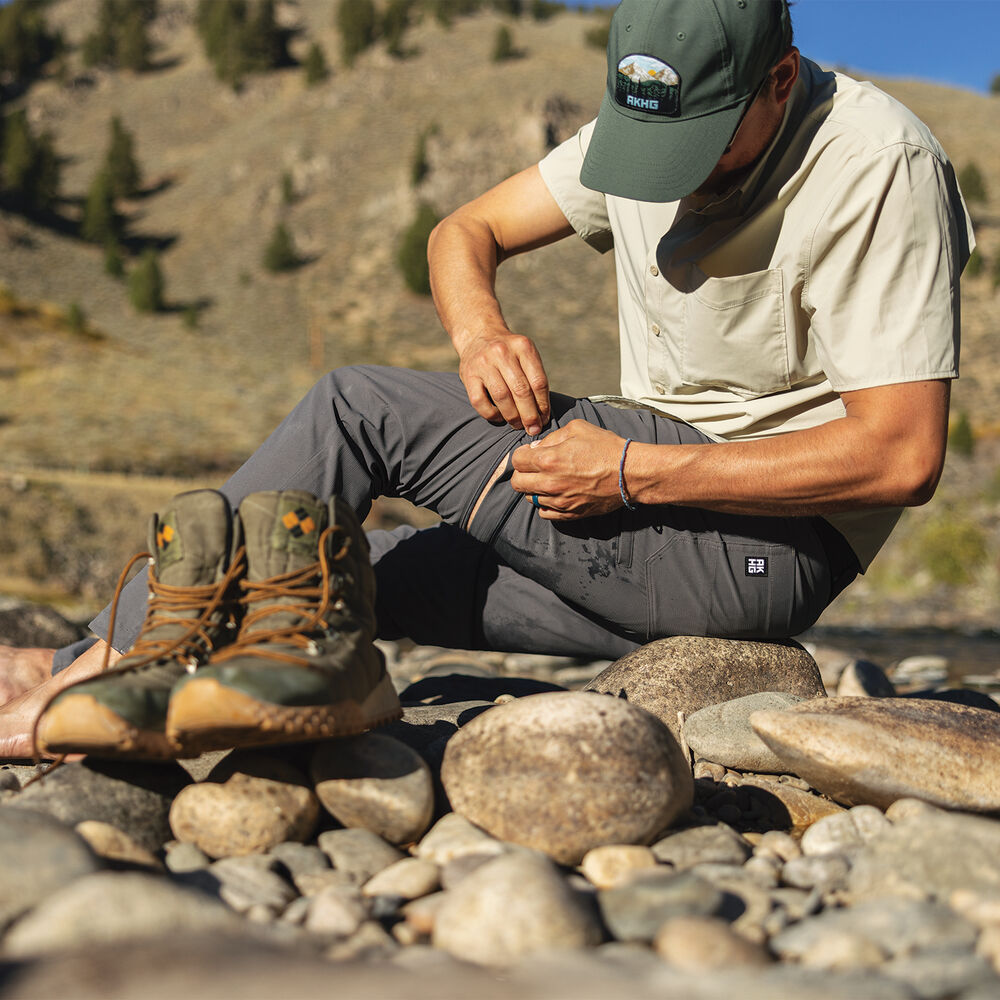 Men's AKHG AlpineFlex Standard Fit Zip-Off Pants Main Image