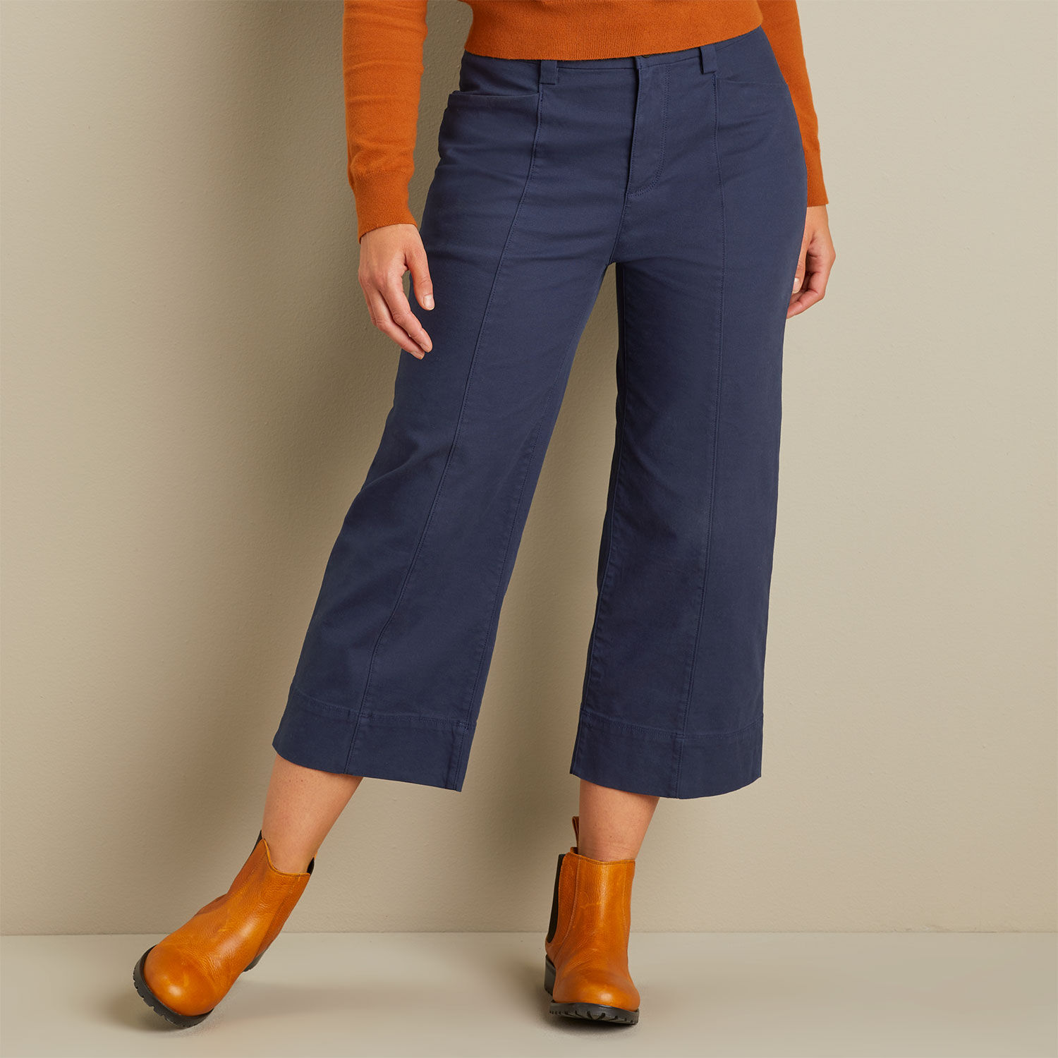 NWT Anthropologie Maeve Remi Wide-Leg Crop Chino Pants, Size 12 | eBay