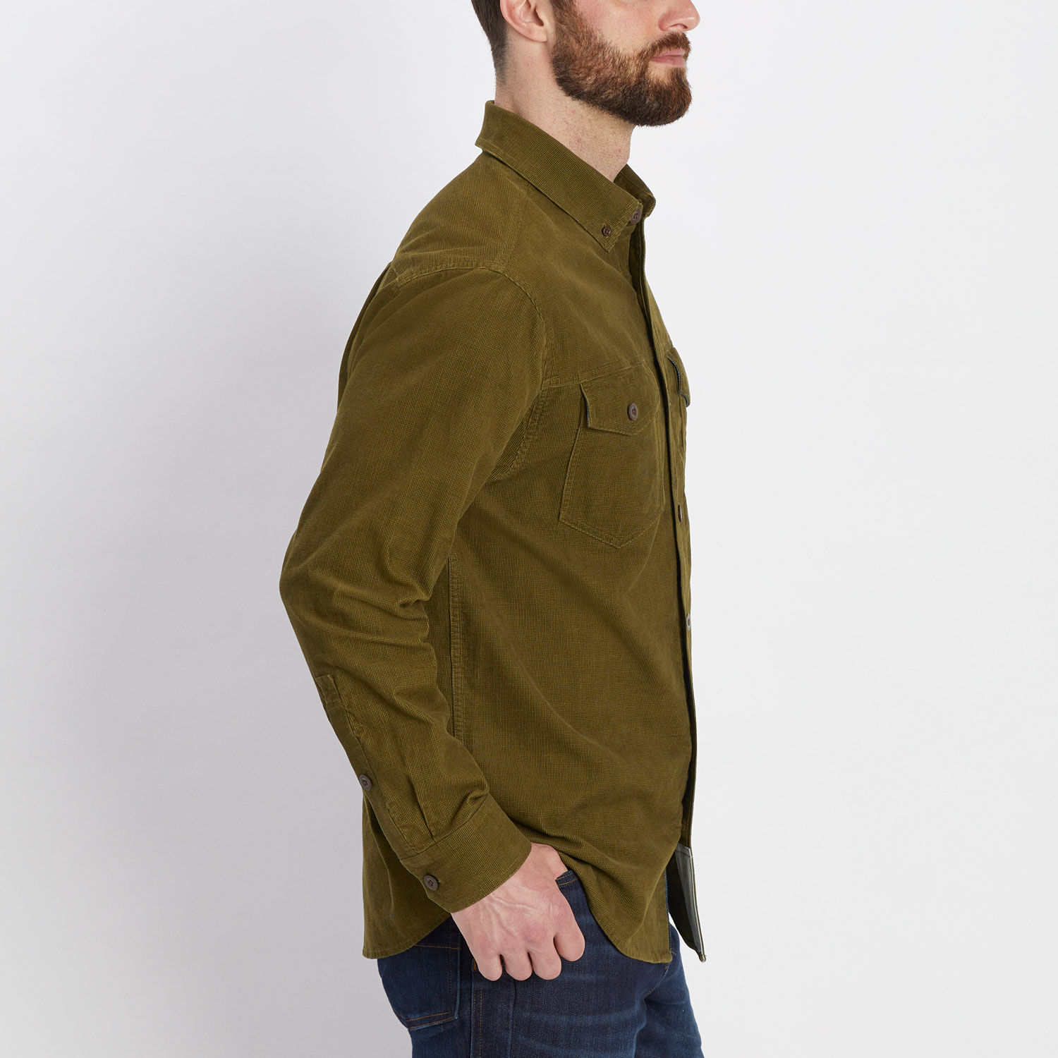 Men's Blue Ridge Relaxed Fit Box Corduroy Shirt | Duluth Trading