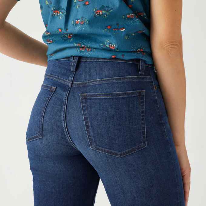 Women's Daily Denim High Rise Relaxed Crop Jeans