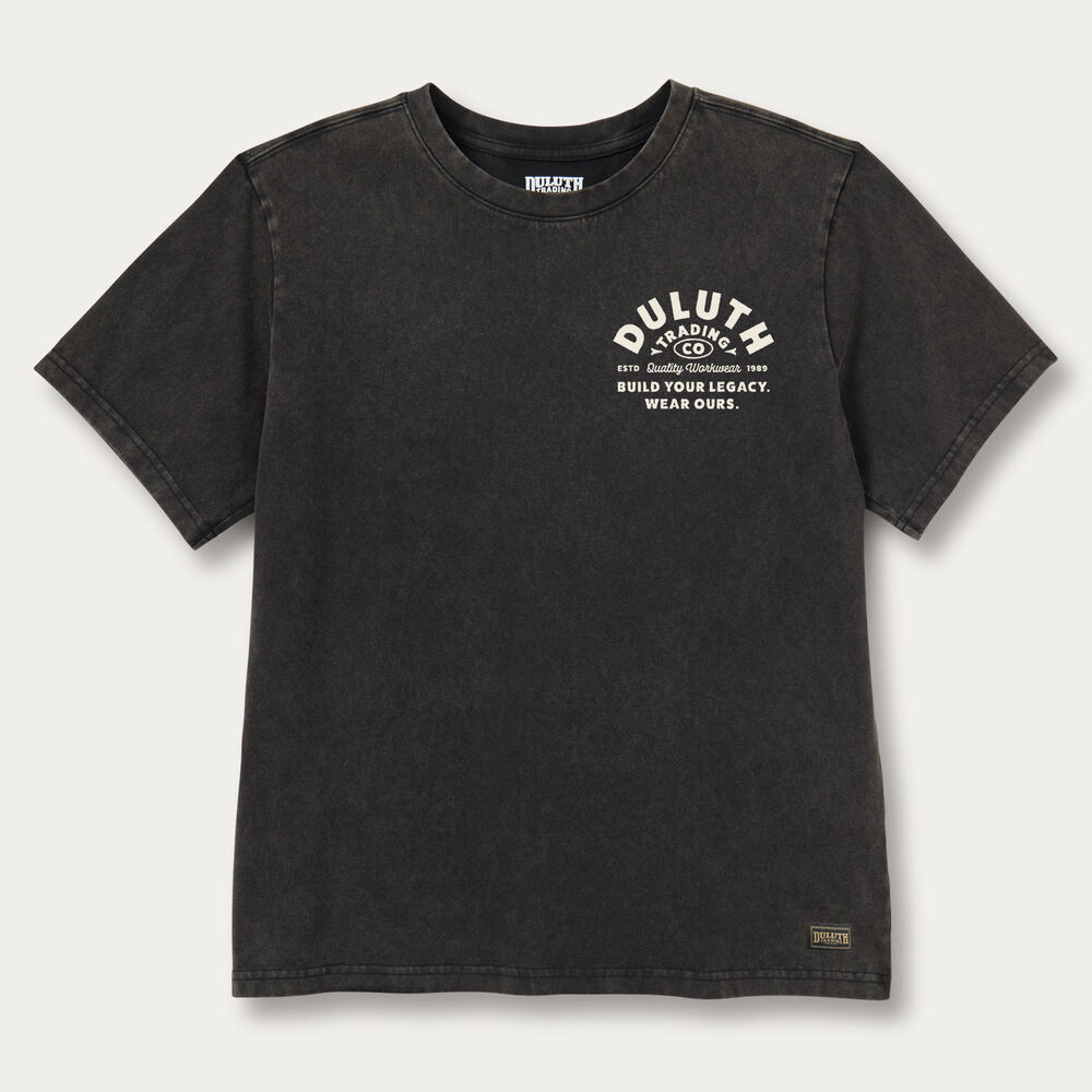 Women's Duluth Heritage Washed Crewneck Tee Main Image