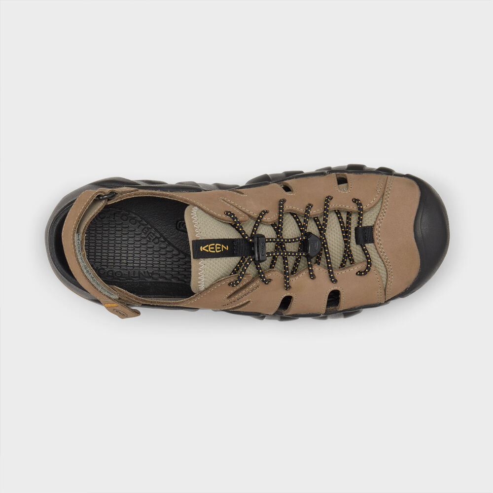 Men's KEEN Hyperport Fisherman Leather Sandals Main Image