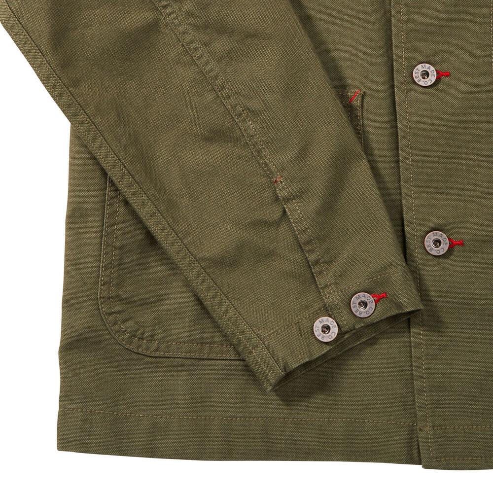 Men's Best Made Hatched Canvas Chore Coat Main Image