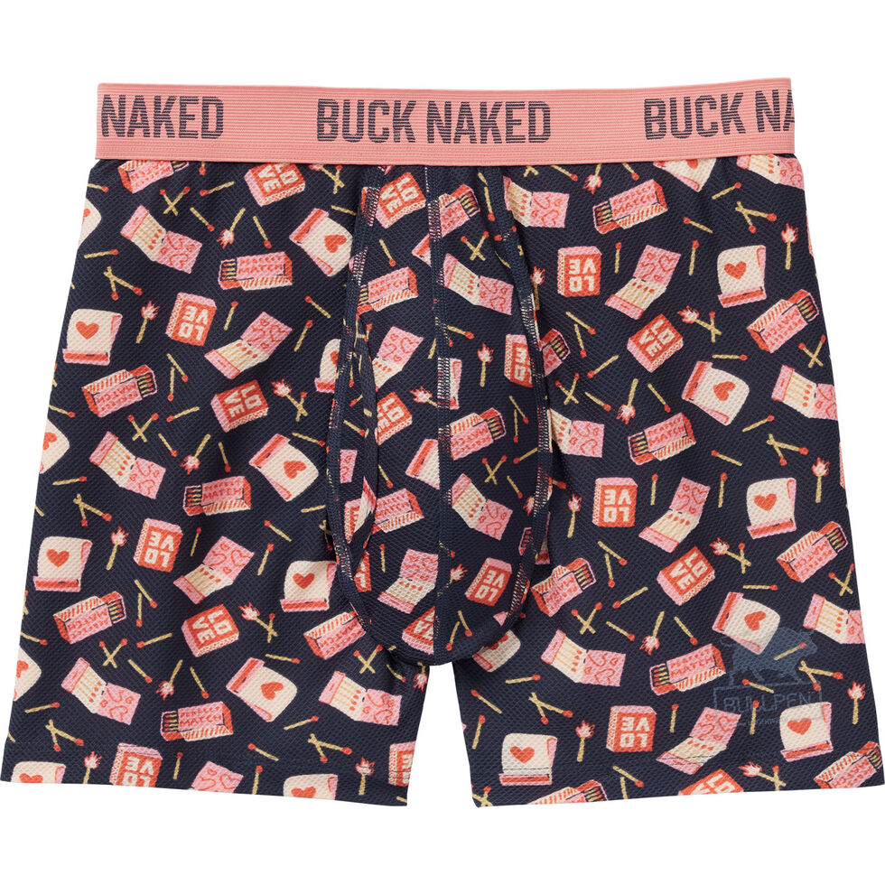 Men's Buck Naked Pattern Bullpen Boxer Briefs
