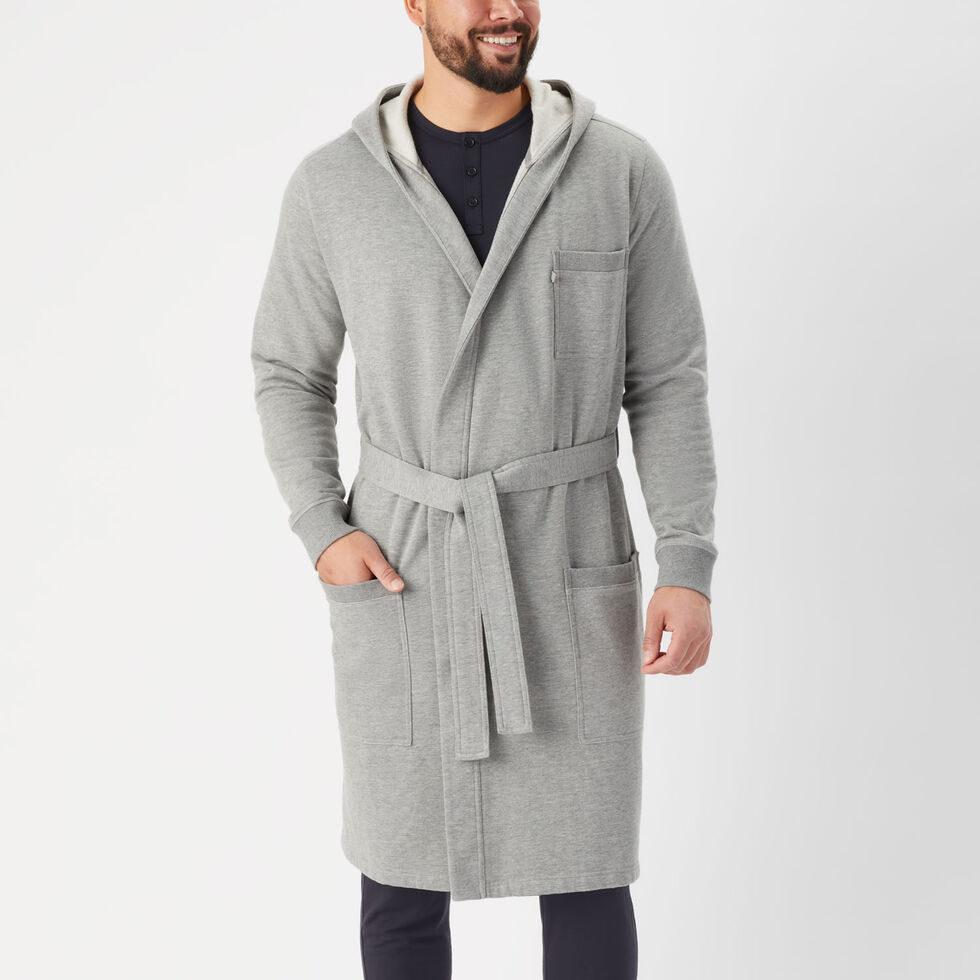 Men's Fire Hose Fleece-Lined Robe - Duluth Trading Company