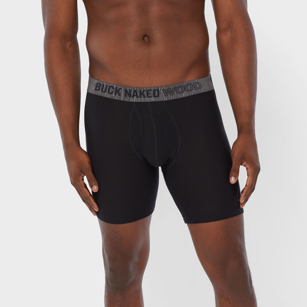 Men's Buck Naked Wood Bullpen Boxer Briefs Main Image