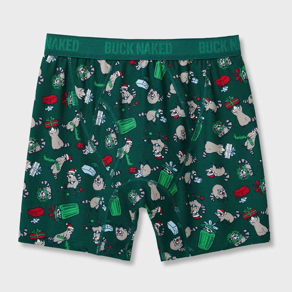 Men's Buck Naked Pattern Boxer Briefs Main Image