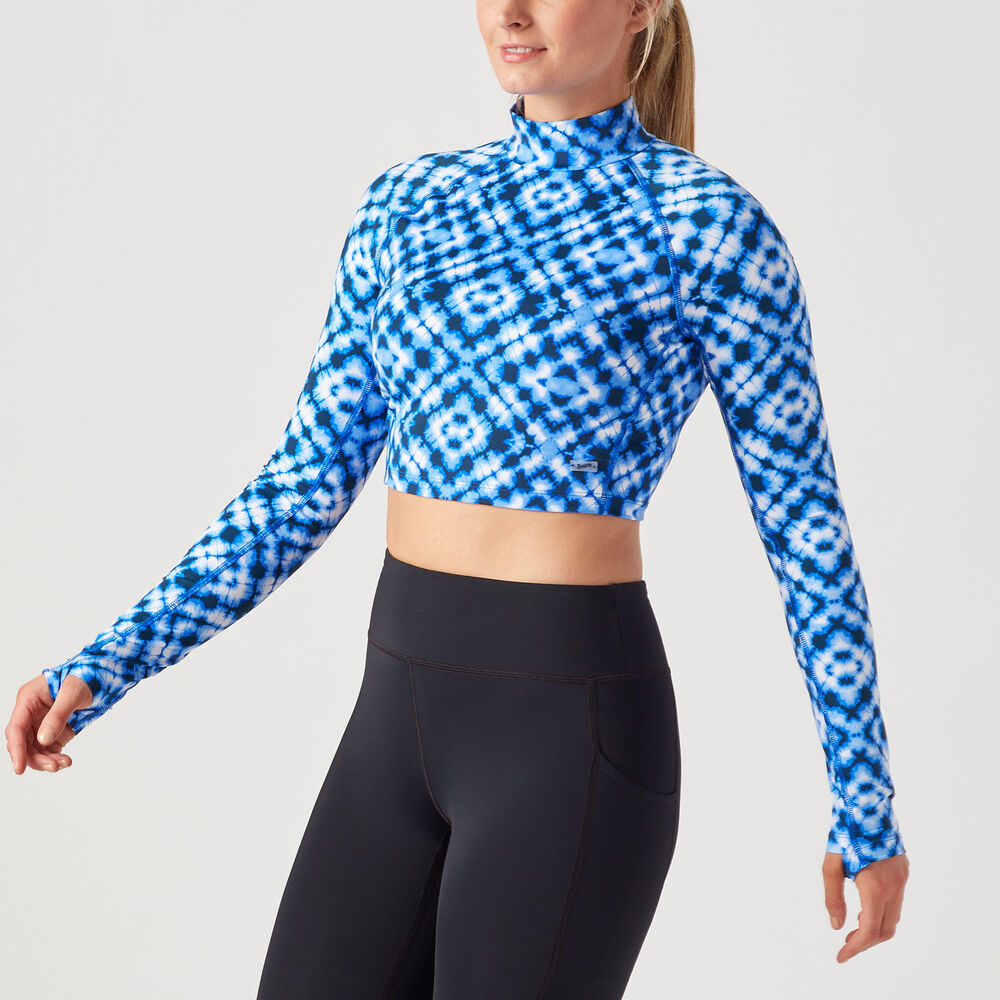 Women's Suit Up Swim Built-in Bra Long Sleeve Top Main Image