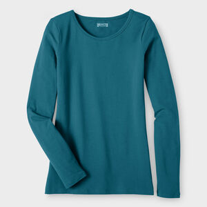 Women's No-Yank Long Sleeve Scoopneck T-Shirt