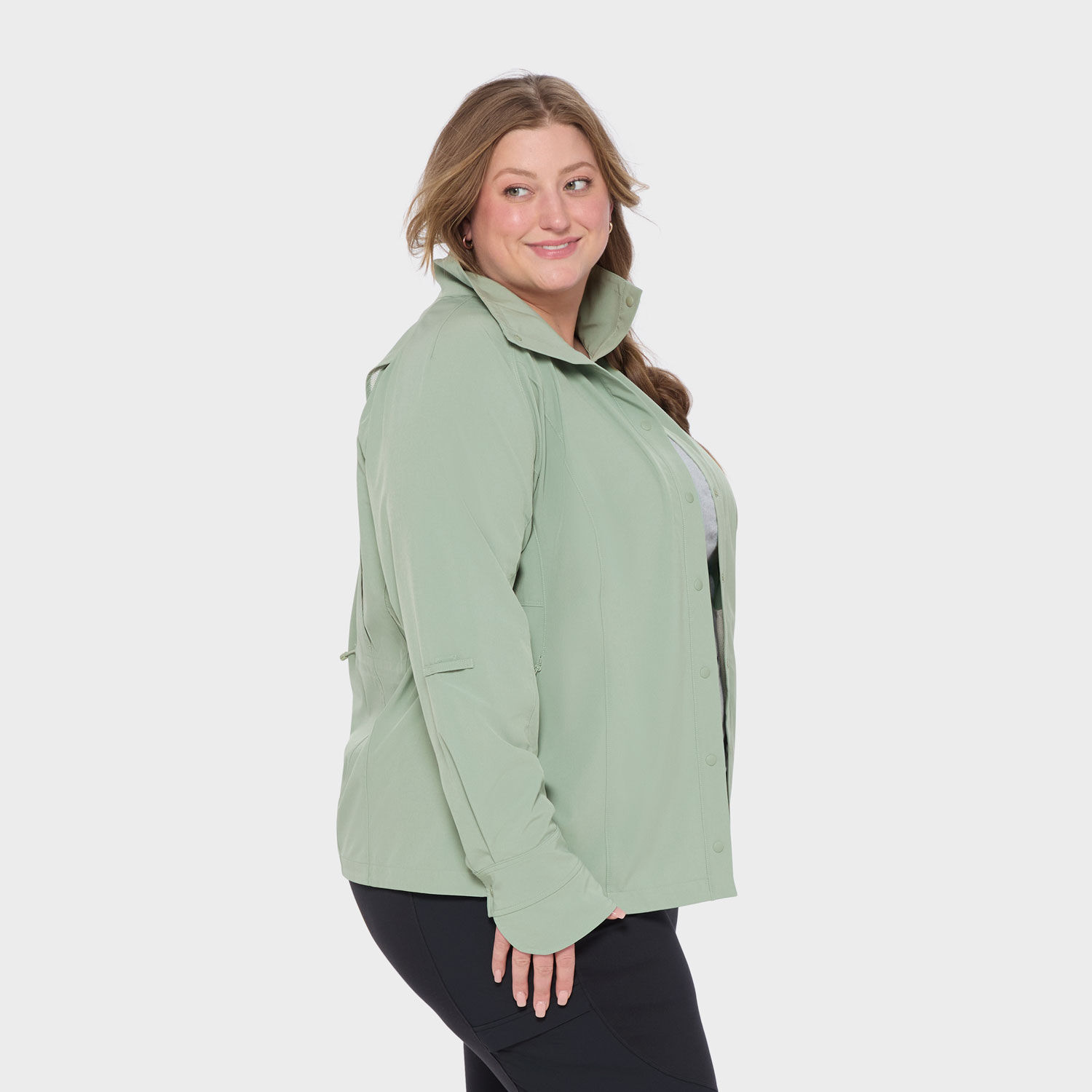 Women's Plus Sol Survivor Sun Protection Shirt Jac | Duluth